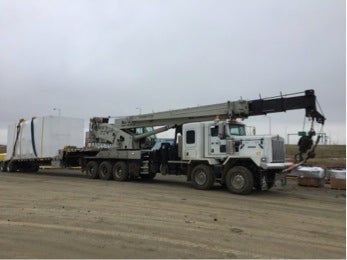 all west truck with crane